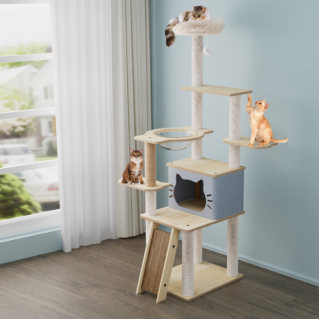 Pawz Cat Tree Tower Large Scratcher Condo House 160cm