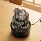 Spector Tabletop Water Fountain Resin Indoor Water Feature 3 Flow Levels Office