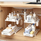 Toque 2 x Under Sink Organizer 2 Tier Cabinet Storage Rack Adjustable Kitchen