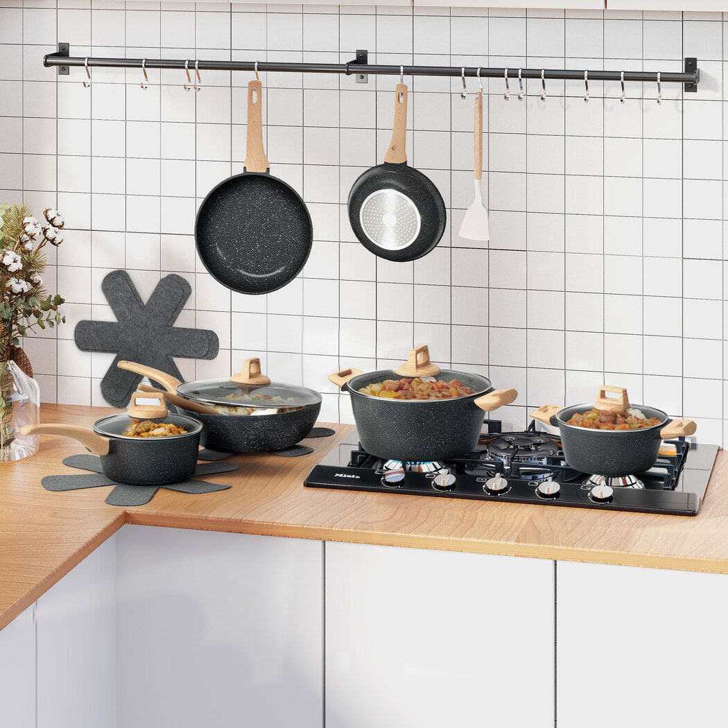 Toque 16-Piece Non Stick Cookware Set Kitchen Fry Pan