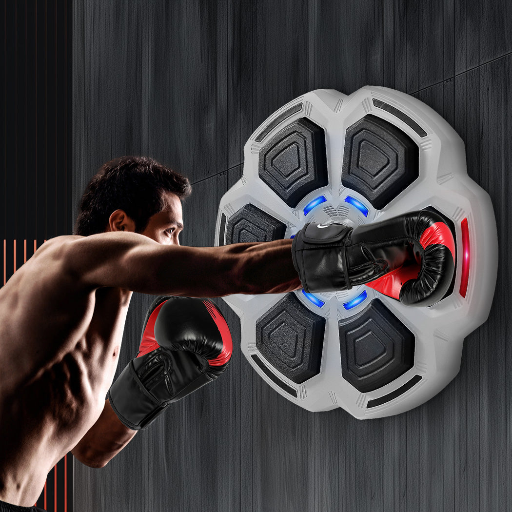 Centra Punching Box With 12OZ Boxing Glove Grey