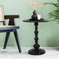 Levede Side Table Vintage End Round Black
