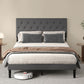 Levede Bed Frame Upholstered Platform Mattress Base Double