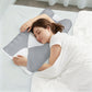 DreamZ Cervical Pillow Memory Foam Ergonomic Cooling Neck Pain Relief Grey