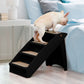 PaWz Pet Ramp Indoor Dog Steps Stair Black