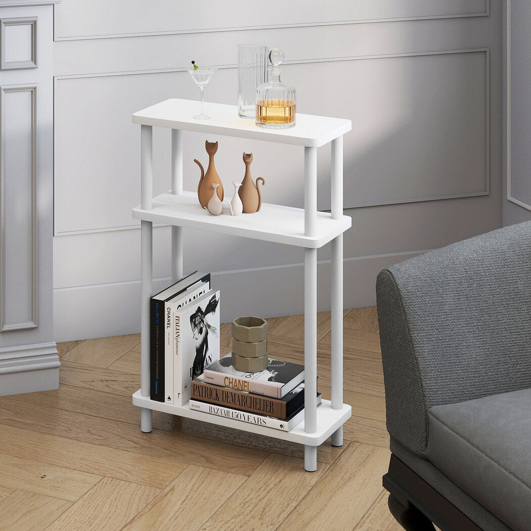 Levede Modern Side Table 3‑Tier Storage Bedside Table