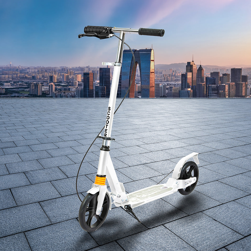 MONVELO Adult Commuter Foldable Scooter White