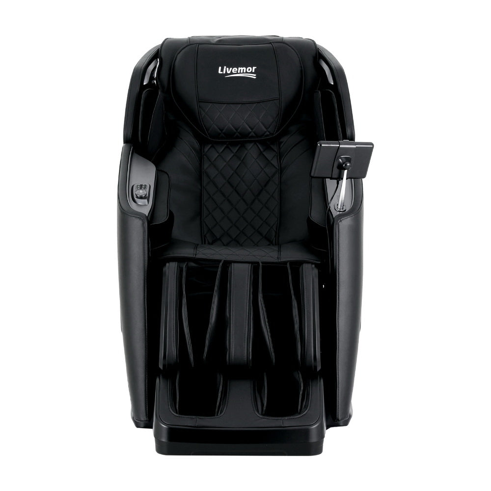 Massage Chair Recliner 4D Home Massager - Black