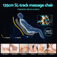 Livemor 4D Massage Chair Electric Recliner Double Core Mechanism Massager ROWA White