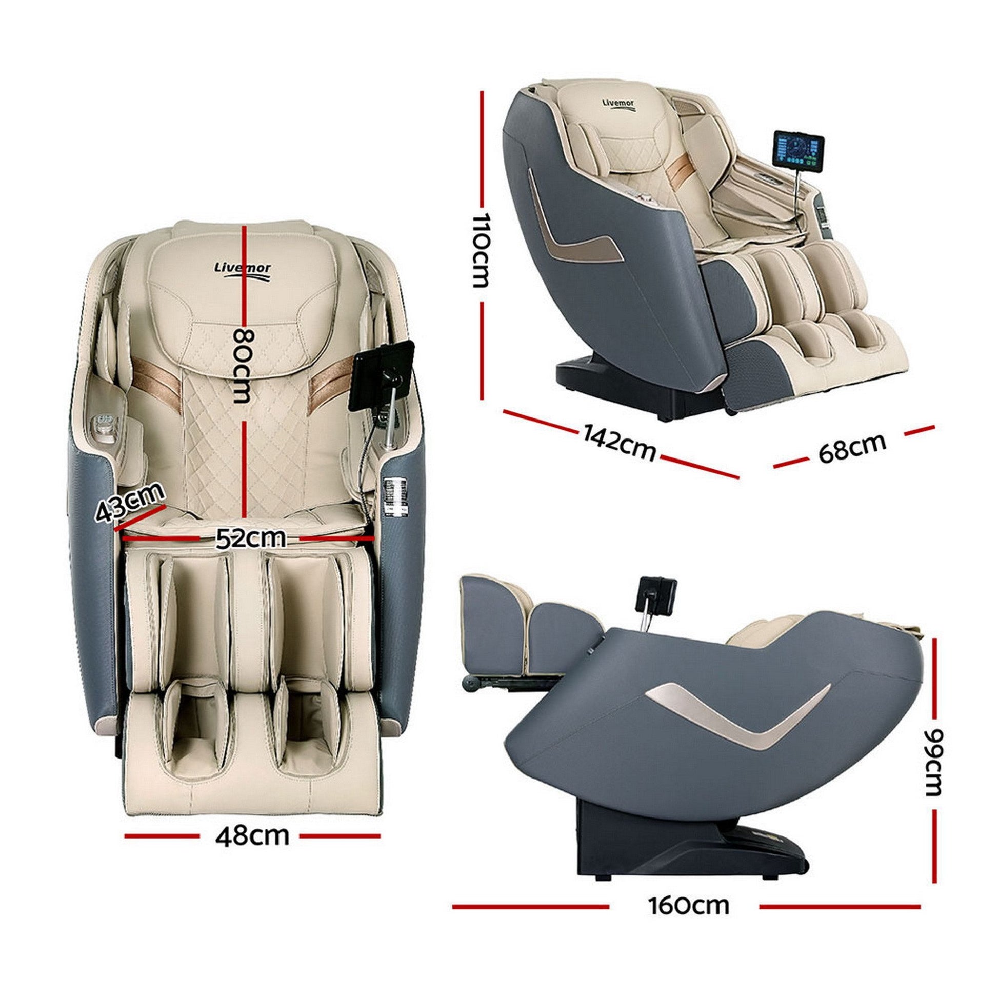 3d Opal Livemor Massage Chair Electric Recliner Massager