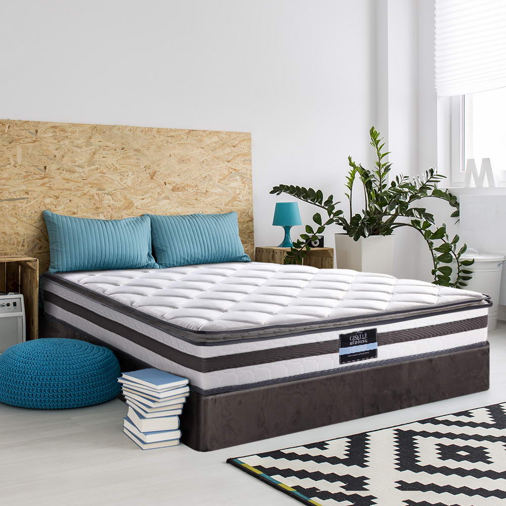 Pillow Top Spring Foam Mattress Double Size Bedding