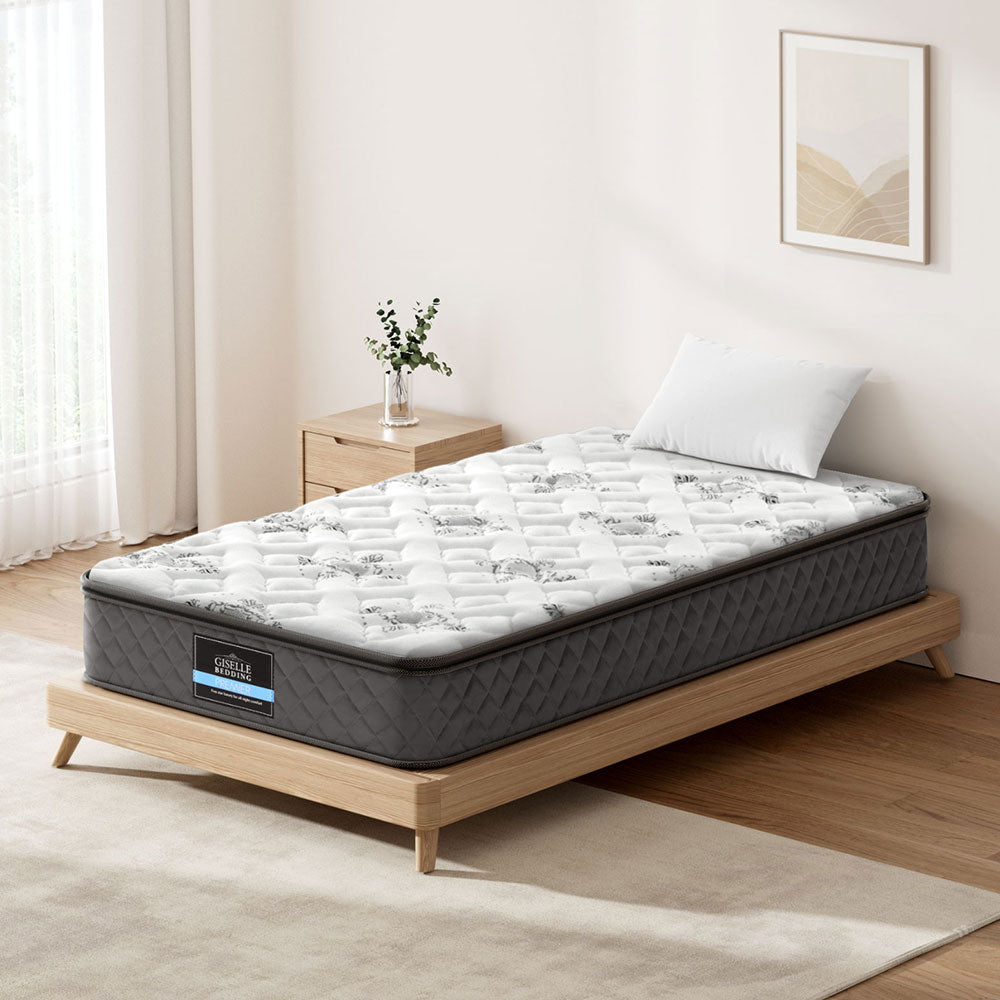 Bonnell Spring Mattress Bedding Rocco 24cm Thick - King Single