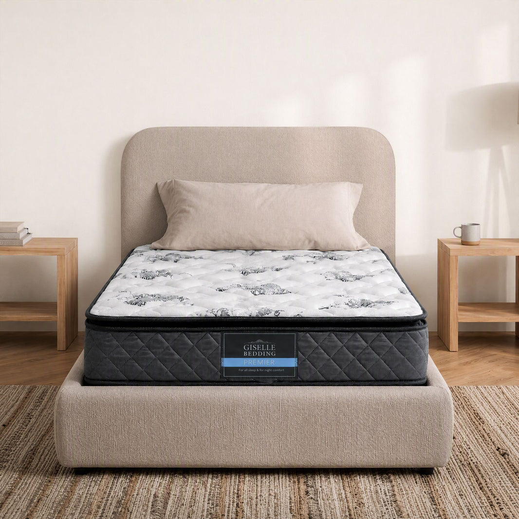 Bonnell Spring Mattress Bedding Rocco 24cm Thick - Single