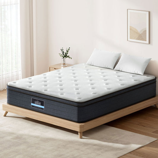 Euro Top Pocket Spring Mattress 34cm Thick - Double - Bedding Eve