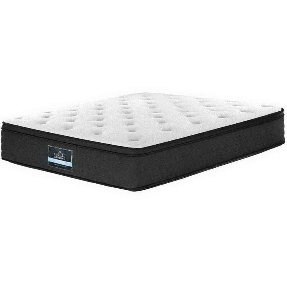 Mattress Bed KING Size 7 Zone Euro Top Pocket Spring Firm Foam