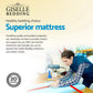 Euro Top Cool Gel Pocket Spring Mattress 34cm, Queen (Donegal)
