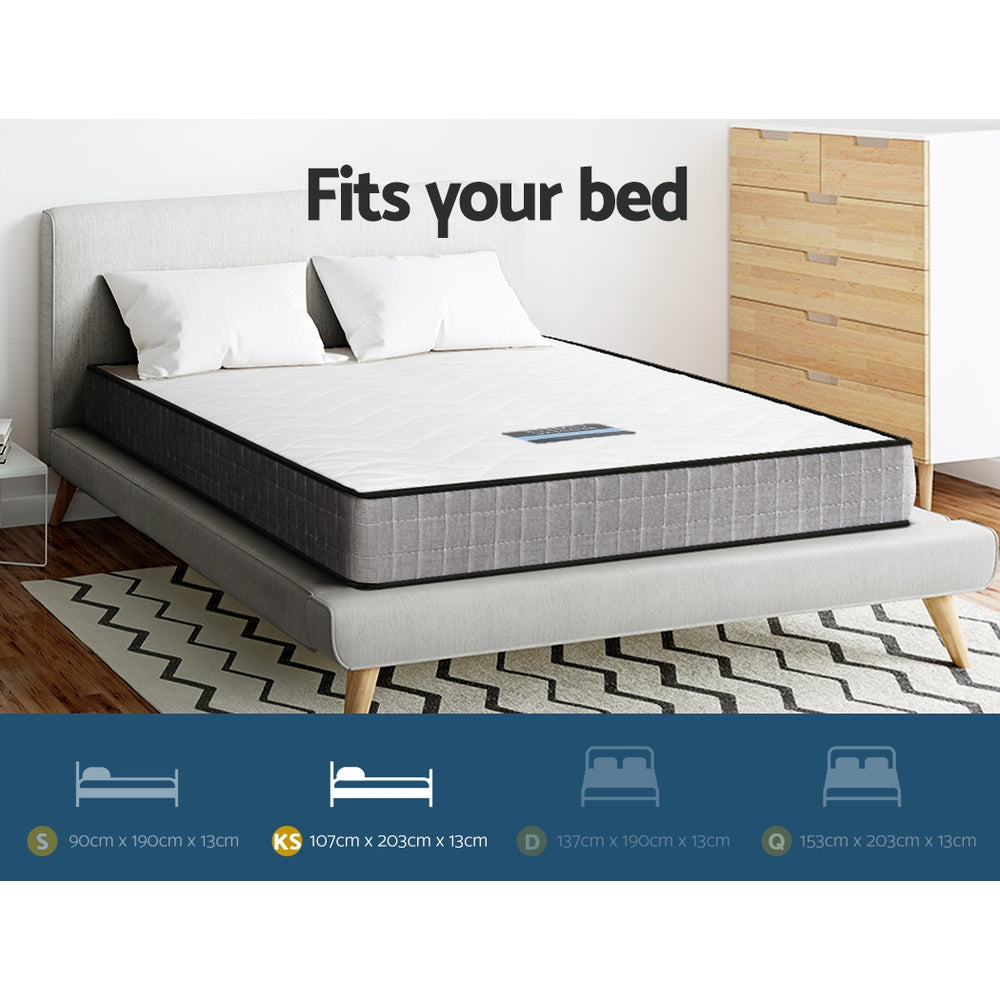 Mattress 13cm Tight Top King Single - Bedding