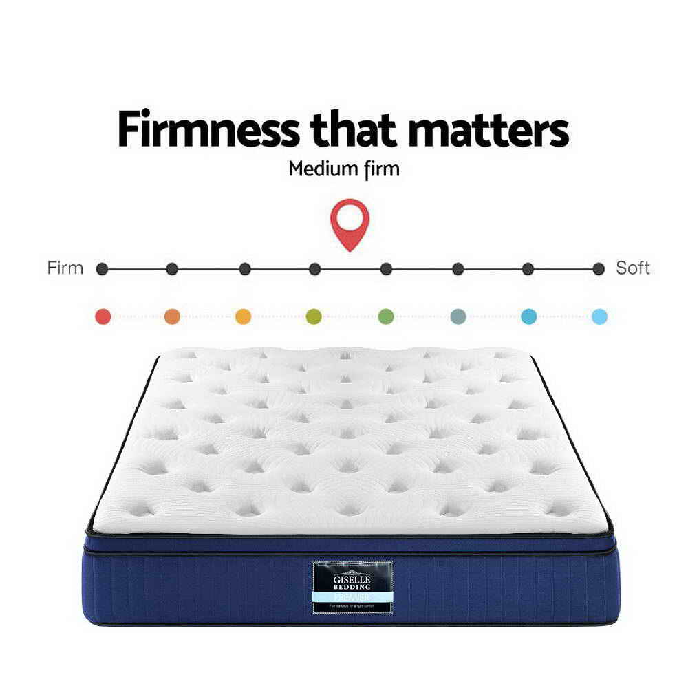 Euro Top Cool Gel Pocket Spring Mattress Bedding Franky 34cm Thick ‚Äì King