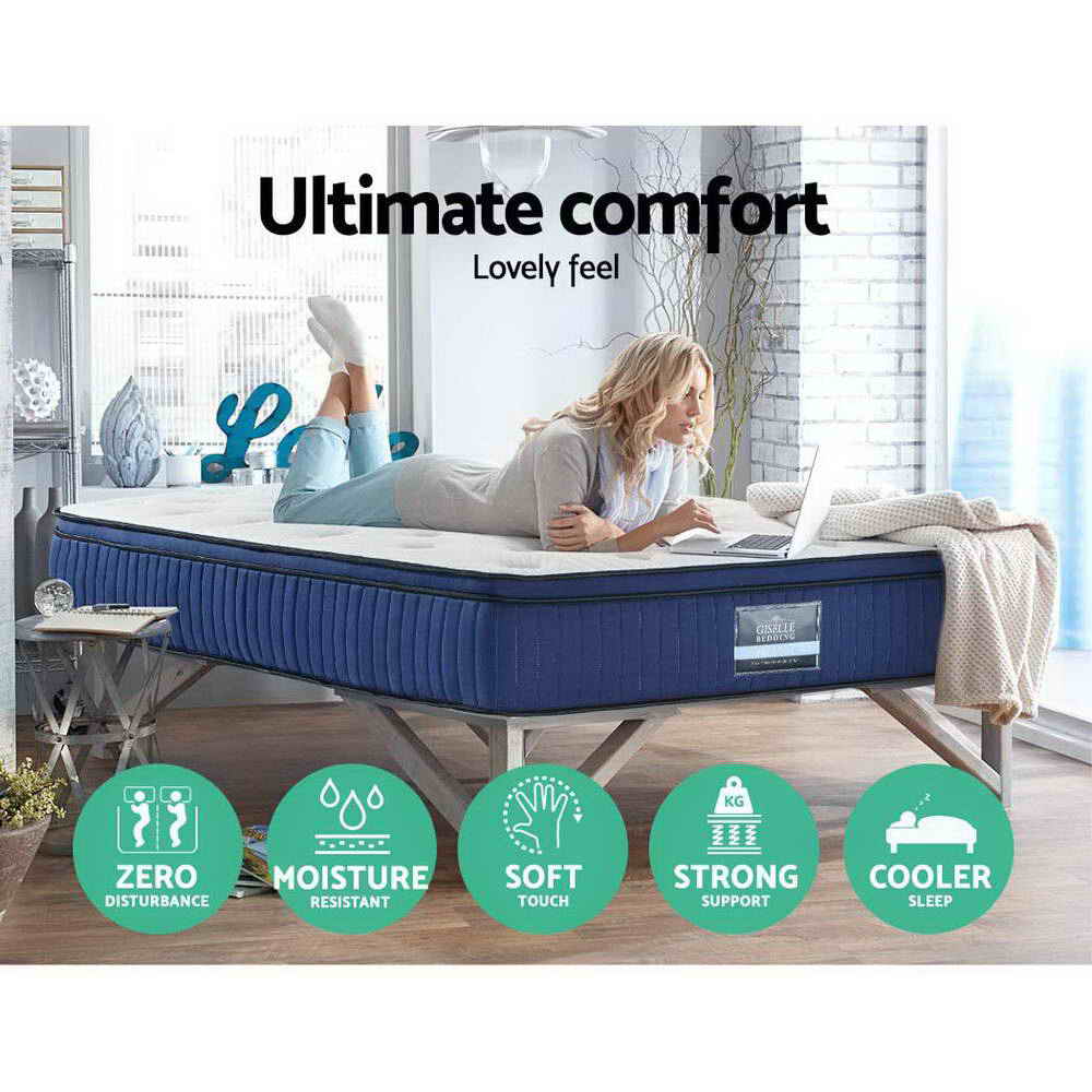 Euro Top Cool Gel Pocket Spring Mattress Bedding Franky 34cm Thick ‚Äì King