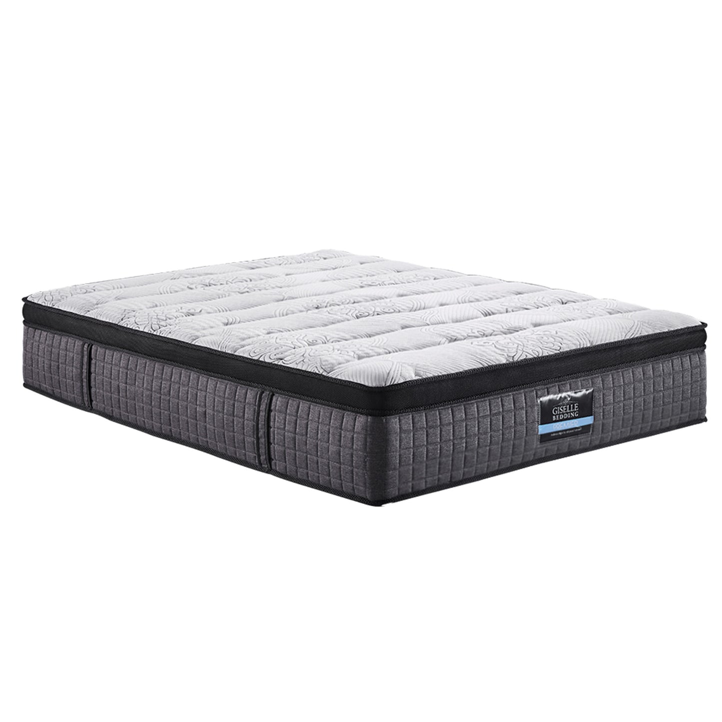King Bed Mattress 9 Zone with Pocket Spring Latex Foam Medium Firm