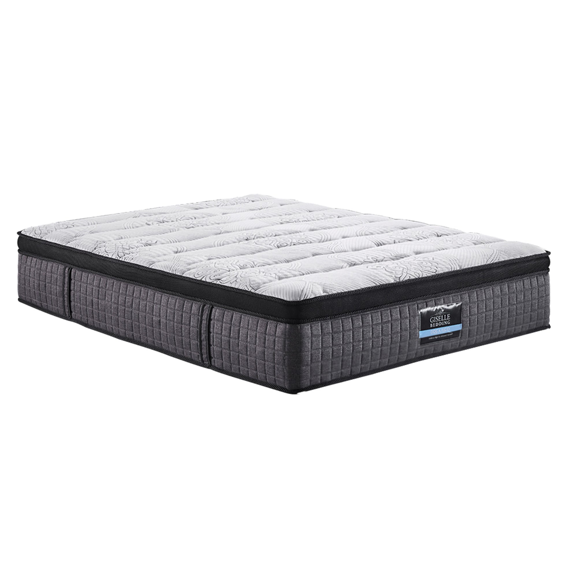 King Single Mattress 9 Zone with Pocket Spring Latex Foam Medium Firm