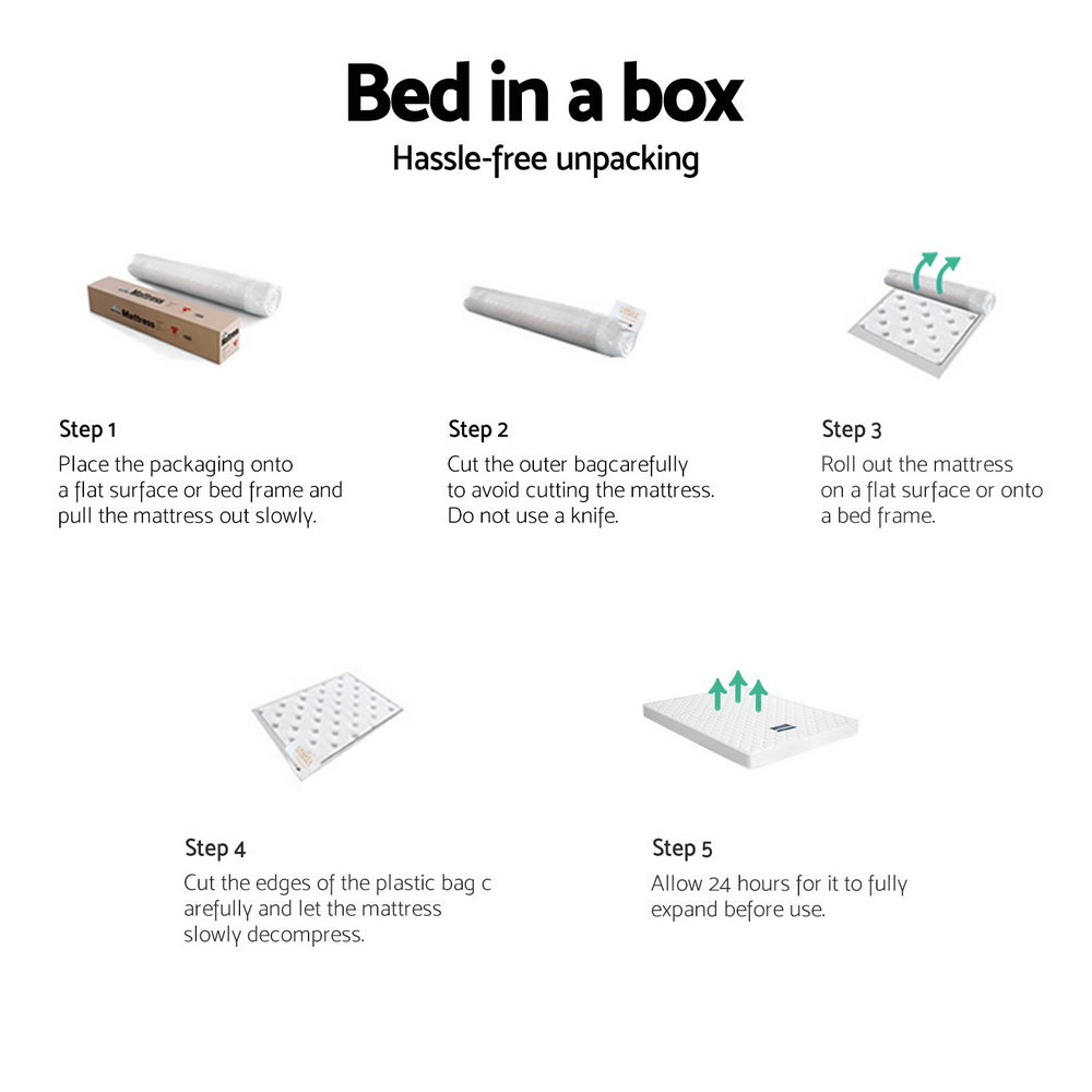 Mattress Bedding 13cm Tight Top - Double