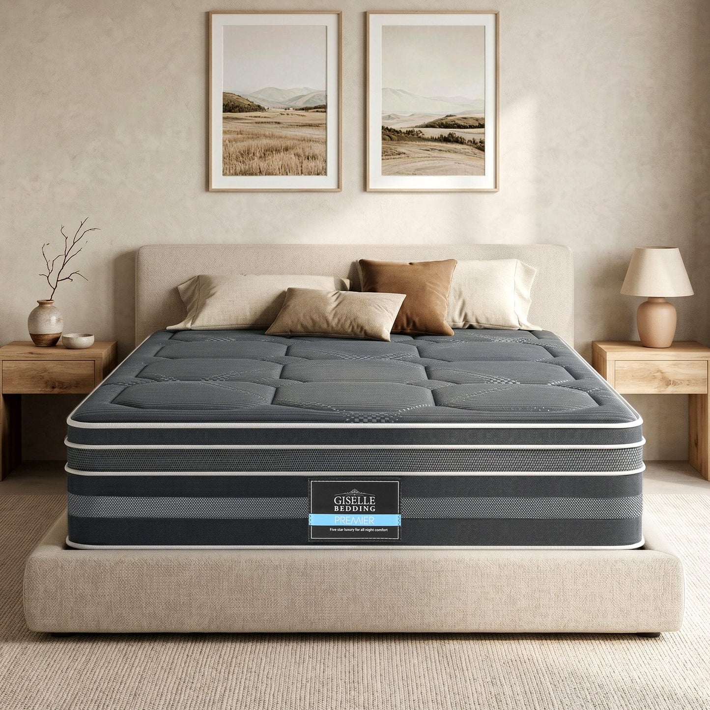 35cm Mattress Bamboo Cover Double giselle