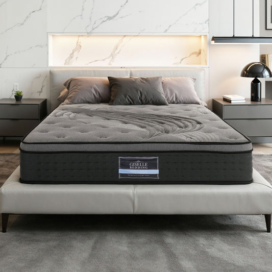 Pocket Spring Mattress Bedding Alanya Euro Top 34cm Thick - Double
