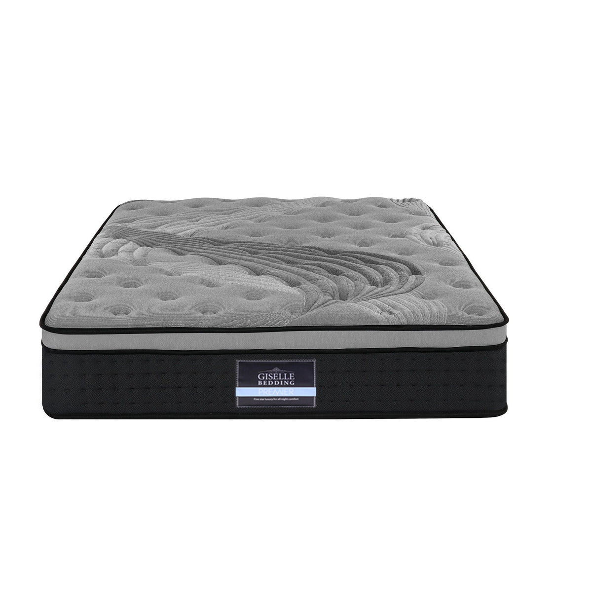 Pocket Spring Mattress Bedding Alanya Euro Top 34cm Thick - Queen