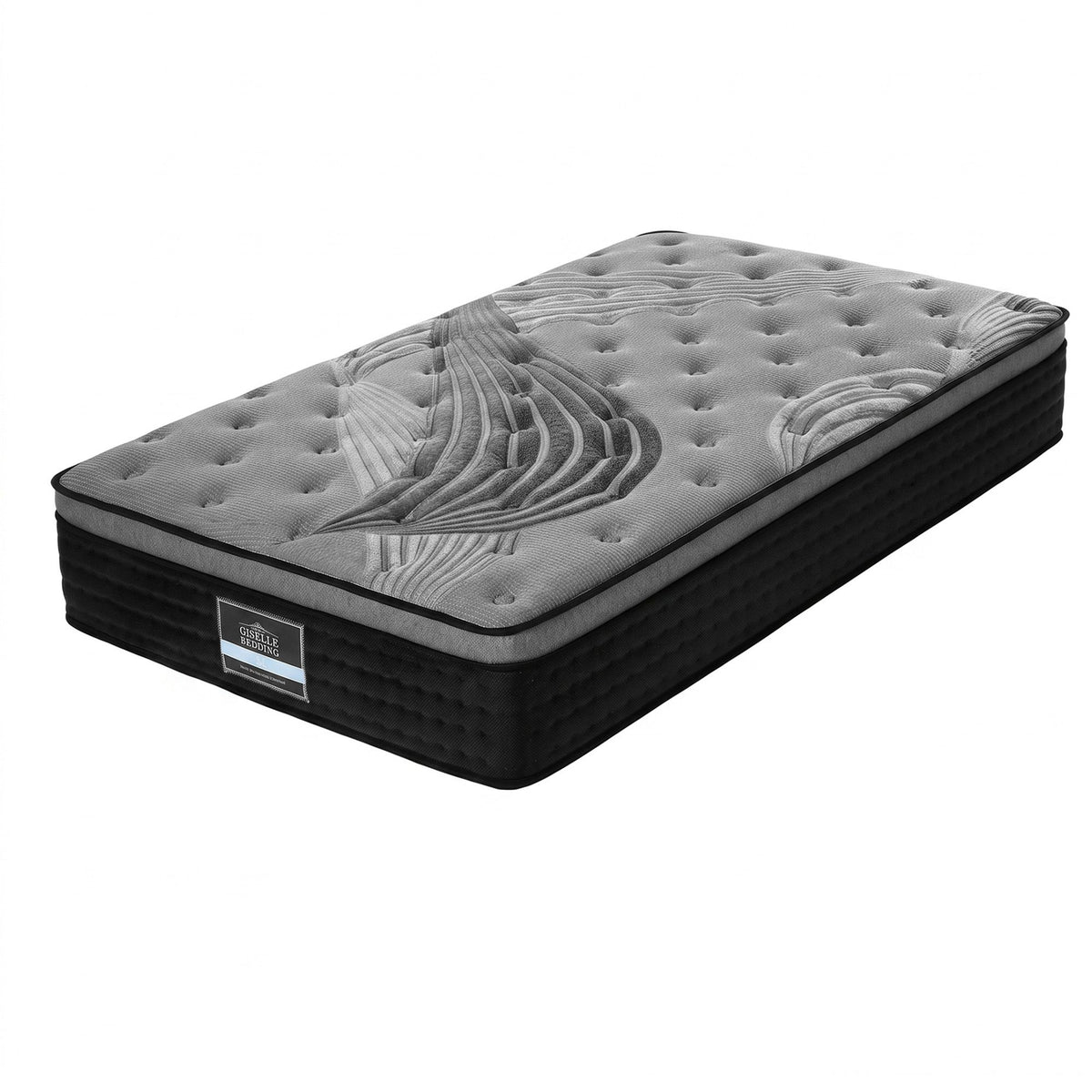Bedding Alanya Euro Top Pocket Spring Mattress 34cm Thick - Single