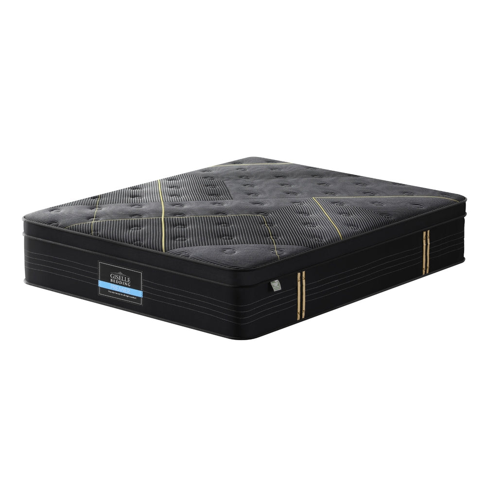 35cm Giselle Mattress King Bed Bamboo Pocket Firm Foam