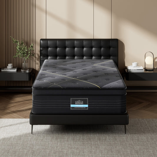 35cm Giselle Mattress Single Bed Bamboo Pocket Firm Foam