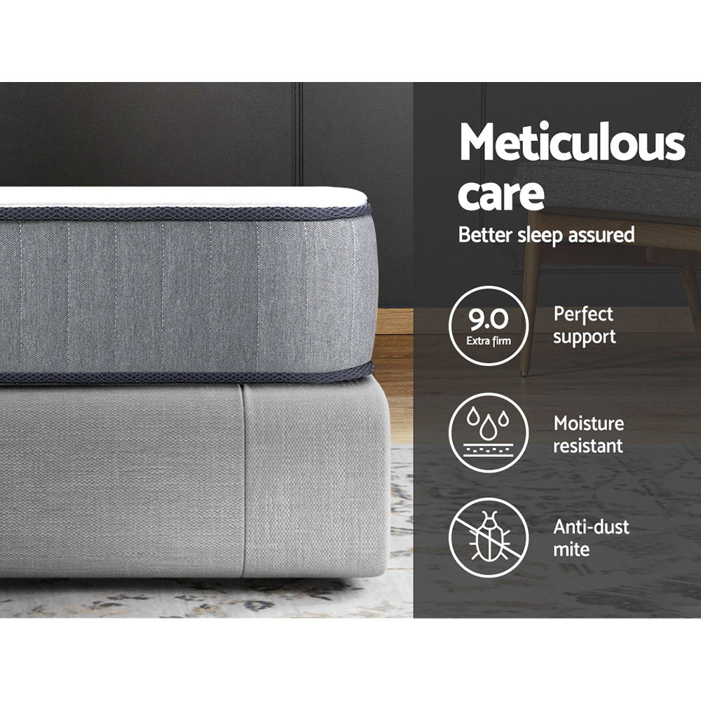 Bedding 23cm Extra Firm Mattress - King Single