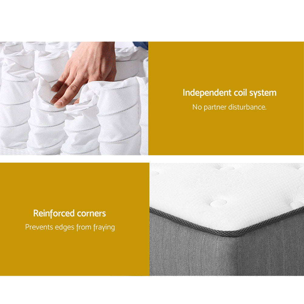 Bedding 23cm Extra Firm Mattress - King Single