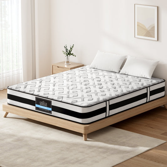Mattress Bedding Rumba Tight Top Pocket Spring 24cm Thick - Double