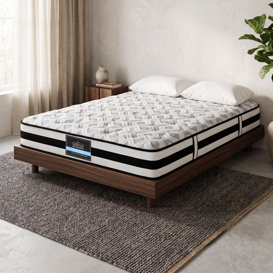Pocket Spring Mattress Bedding Rumba Tight Top 24cm Thick - Queen