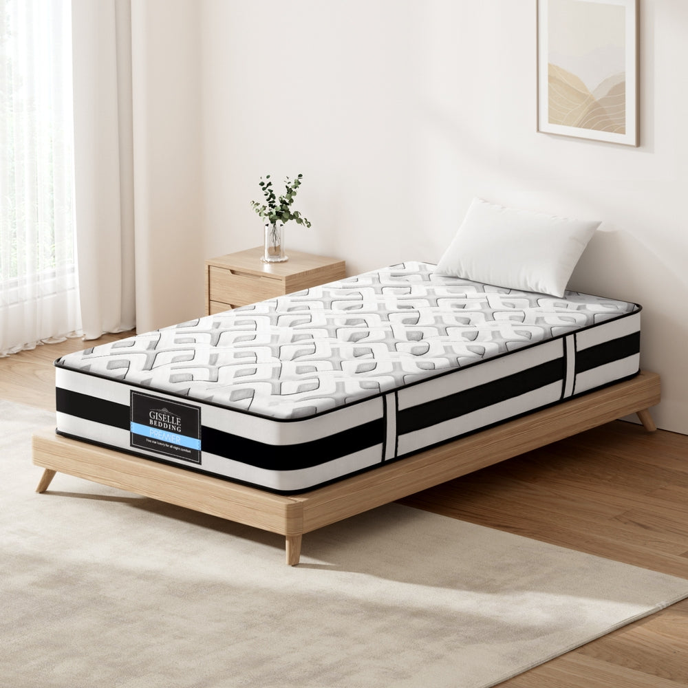Pocket Spring Mattress Bedding Rumba Tight Top 24cm Thick - Single