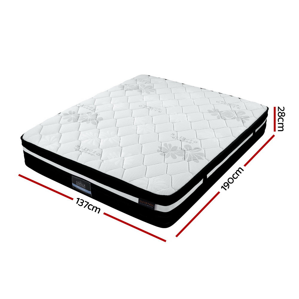 Mattress 28cm Super Firm Double - Bedding