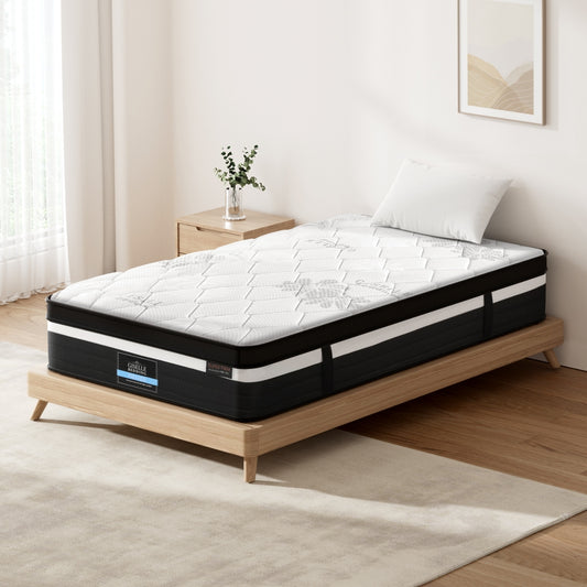 Mattress 28cm Super Firm King Single - Bedding