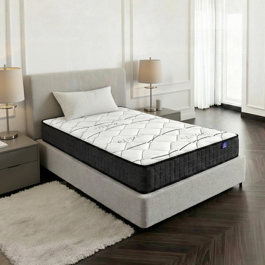Bedding Mattress King Single Size Medium Firm Foam Bonnell Spring 16cm