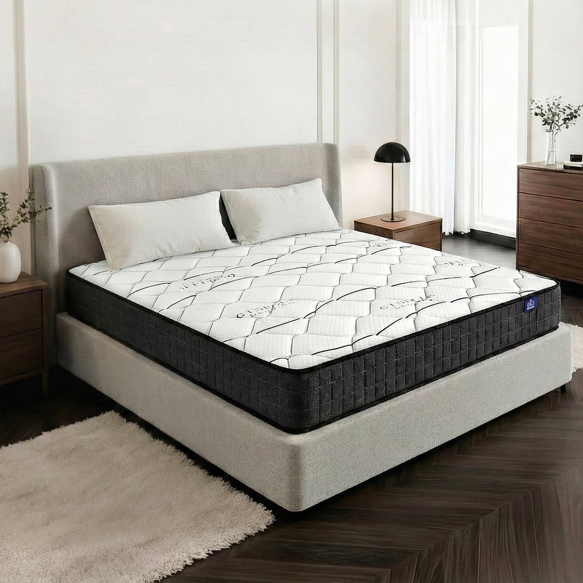 Bedding Glay Bonnell Spring Mattress 16cm Thick - Queen