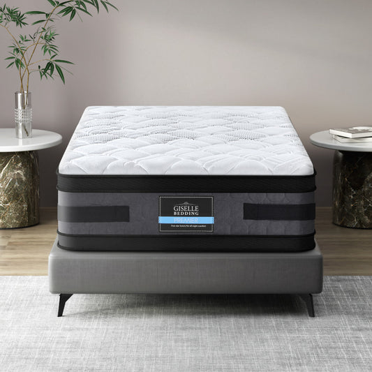 Euro Top Cool Gel Pocket Spring Mattress Bedding Luna 36cm Thick - King Single