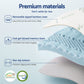 Memory Foam Mattress Topper Bedding Cool Gel 7-Zone 5cm with Bamboo Cover - Queen