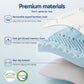 Memory Foam Mattress Topper Bedding Cool Gel 7-Zone 8cm with Bamboo Cover - King