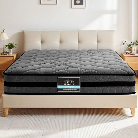 Bedding Wendell Pocket Spring Mattress 22cm Thick - Queen