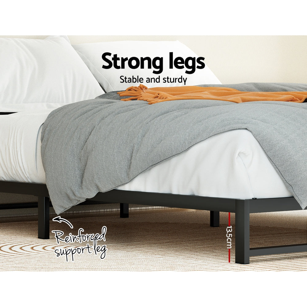 Bed Frame King Size Metal BERU