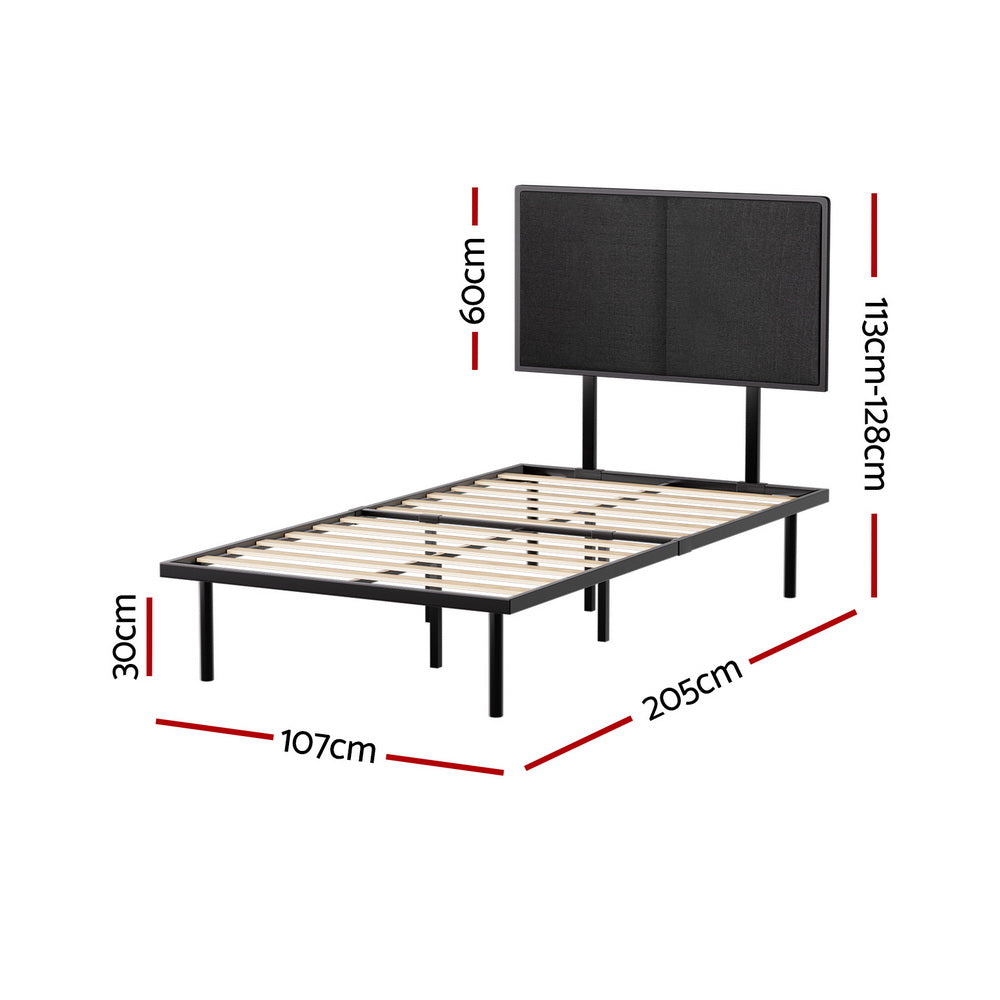 Bed Frame King Single Size Metal Frame NOE