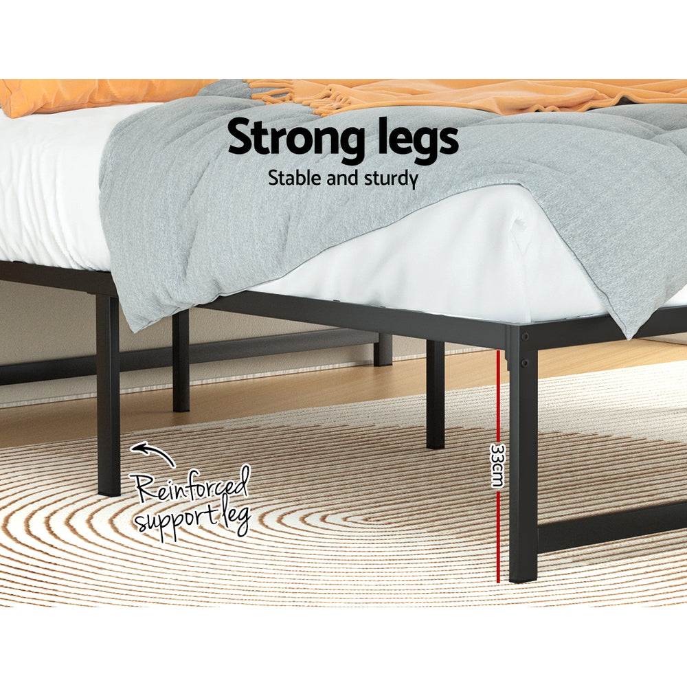 Bed Frame King Size Metal Frame TINO