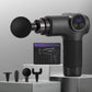 Everfit Massage Gun 8 Speed 4 Heads Vibration Muscle Massager Chargeable Black