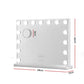 Makeup Mirror Hollywood 58x45cm 15 LED with Time Display